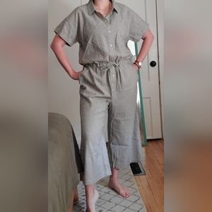 Eileen Fisher classic collar jumpsuit